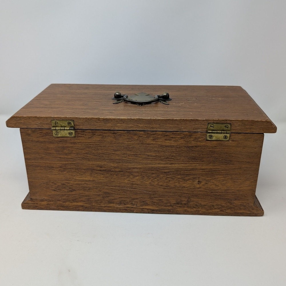 Vintage wooden poker chip carousel box w/ unique swing out chip holders gambling - Picture 10 of 16